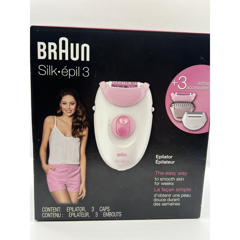Braun Silk-epil 3 SE3-270 Epilator for Women for Easy Hair Removal